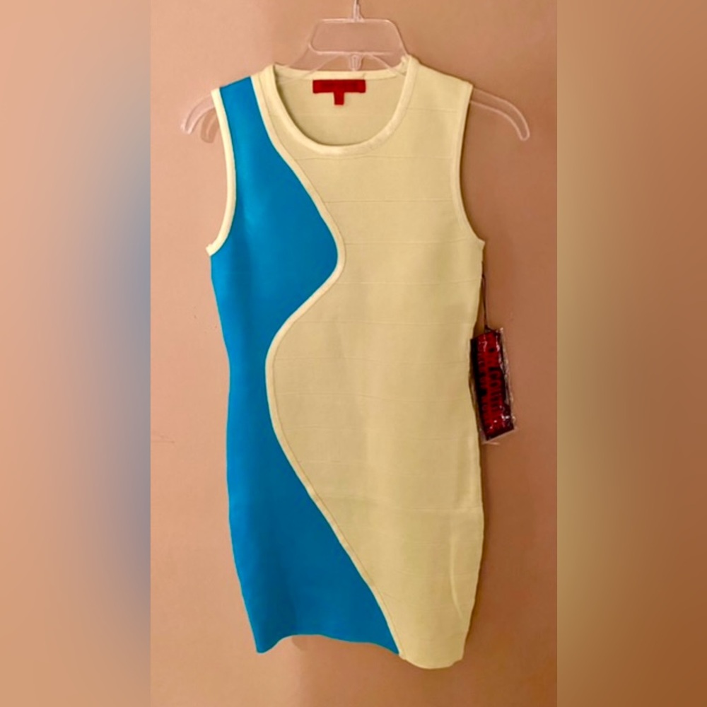 WOW COUTURE Two Tone Bodycon Dress